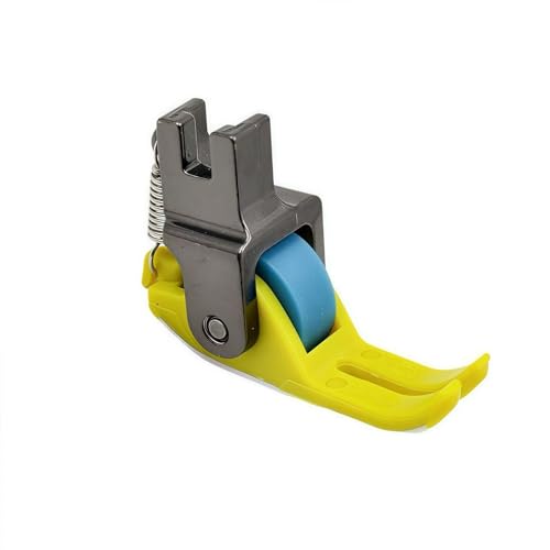Prensatelas de Costura,prensatelas de Rodillo,Maquina de Coser Industrial,Rodillos prensatelas de Rueda Estrecha para máquina de Coser Industrial de Puntada de cadeneta con una Sola Aguja