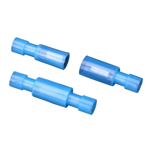 Connecteur de fil à balle en nylon bleu de 50 sets pour un raccordement rapide