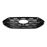 Trim Illusion Gloss Black Front Grille Car Grill Cover Mesh Insert Overlay Guard Compatible with Ford Edge SE/SEL 2019-2022, ABS6498BLK