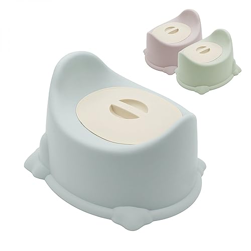 Monsieur Bébé ® Pot de toilette pour bébé avec couvercle et poignée de transport - Trois coloris