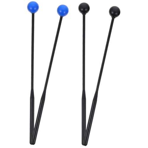 HOMOBABE 2組 橡?製マリンバマレット 軽量耐久性パーカッションスティック 楽器練習用 木琴バチ対応 快適グリップで美音創出