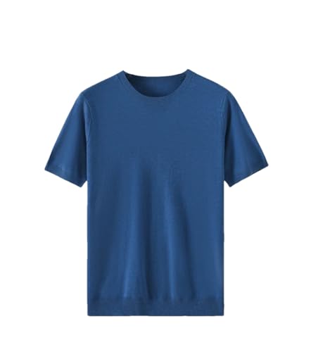 Men's Pullover Sweaters O Neck Short Sleeve Casual Solid Color Pullovers Tops