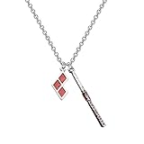 CENWA Good Night Baseball Bat Joker Pendant Necklace Gift For Fans (Good Night necklace)