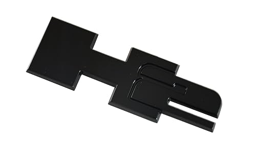 Image of 1pc H2 Rear Liftgate Door Nameplate 3D Badge Emblems Replacement for 2003-2009 Hummer H2 (Black)