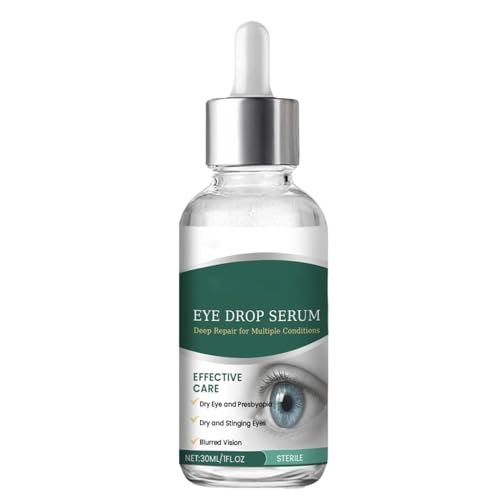 Gotas Para Ojos Secos | de Ojos Rojos,Gotas con Lubricación Limpieza Humectación Ocular Todas las Edades Viaje Día y Noche