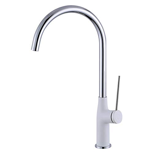 Plat de cuisine européen blanc mat pour sublimer vos pièces d'eau