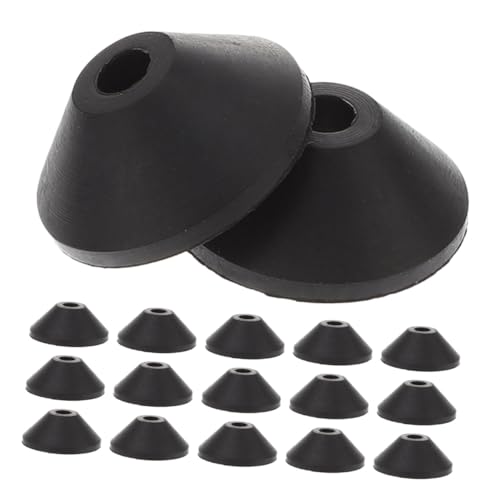 BESTonZON 25個 トイレタンク用錐形ゴムワッシャー 漏れ防止に適した水槽ネジ用シールリング 破損交換用密封パッキン 便器ボルト締付け部品
