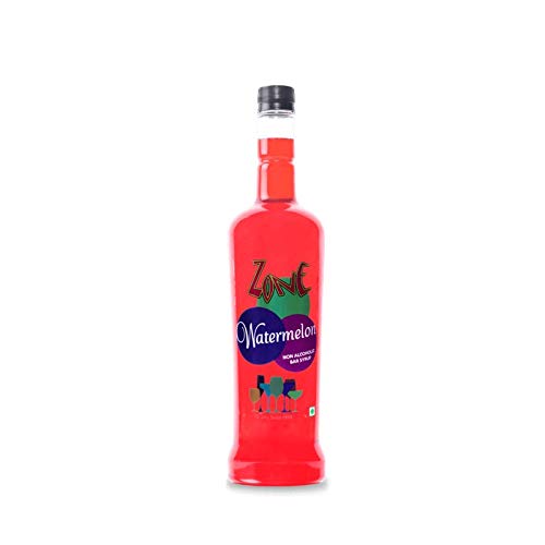 Buy ZONE Watermelon Flavoured Bar Syrup, 1000ml Bottle Suitable for