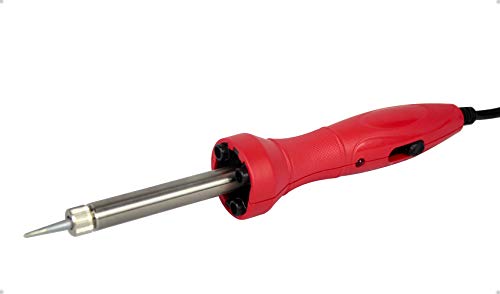 30W Soldering Iron – Pencil-Style Electric Solder Tool with Ceramic Heater, LED Light, Replaceable Tip, On/Off Switch & Plastic Handle – for DIY, Electronics, Repair Projects - 74B8200
