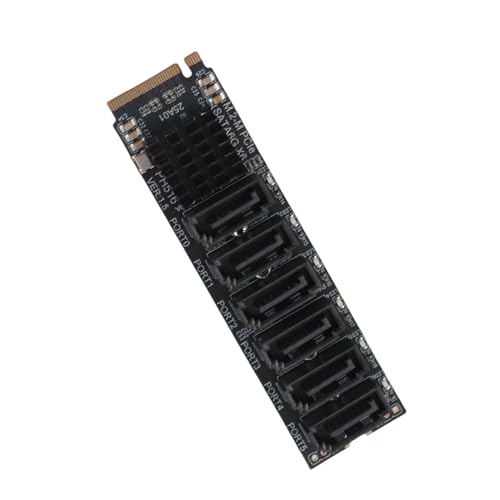 Carte d'extension M.2 PCIe 3.0 ASM1166 avec dissipateur thermique en aluminium