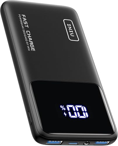 INIU Power Bank, Slim 22.5W PD Fast Charging Portable...