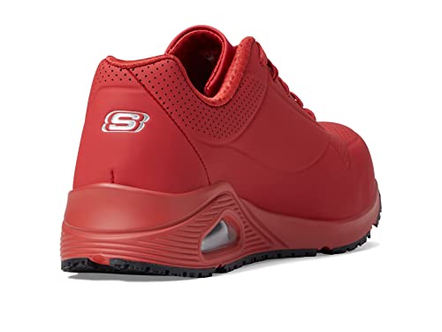 Image of Skechers Women's Work Uno Sr Deloney Shoe | Work, Slip-ins, Slip Resistant, Electrical Hazard, Air-Cooled Memory Foam, Heel Pillow, Bungee