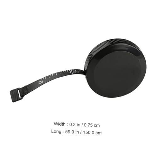Cinta métrica retractil de 1.5m color negro miniatura 2