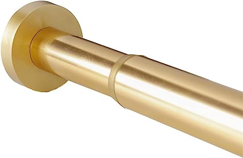 Tringle rideau douche extensible doré moderne en acier inoxydable haut de gamme