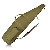 AUMTISC Gewehrtasche Airsoft Waffentasche Luftgewehr Tasche Gewehrkoffer Futteral Langwaffen FürPistole Und Gewehr,Die Jagd Schießen Polsterung Gun Bag 132/122/112 (Kachi, 122 Zentimeter)