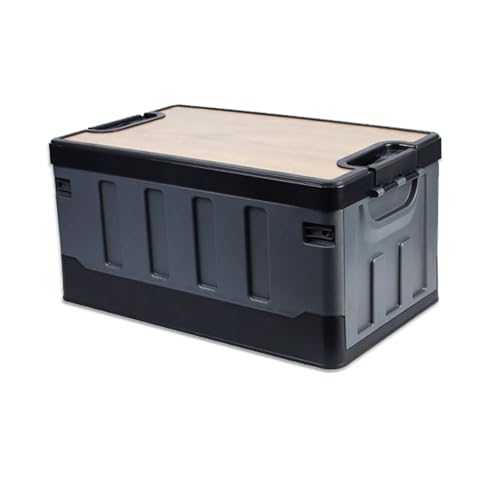 Générique Storage Box, Deck Box – 35L Outdoor Storage Container With Lockable Lid And Handles, All-Weather PP Material, Stackable Utility Boxes And Seat For Camping, Patio Garage