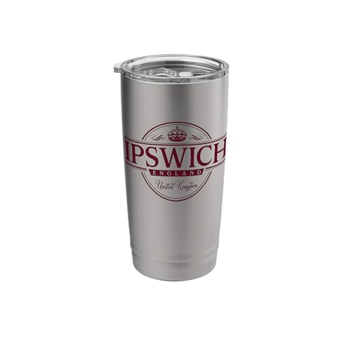 Ipswich England - Ipswich United Kingdom Label Stainless Steel Insulated Tumbler