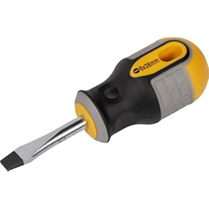 Roughneck ROU22151 Stubby Screwdriver – Slotted flared 6x38mm