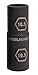 Steelman Pro 1/2-Inch Drive 6-Point Thin Wall 18.5mm x 19.5mm Double Ended Impact Flip Socket, Durable Corrosion-Resistant Steel, Laser-Etched Callouts