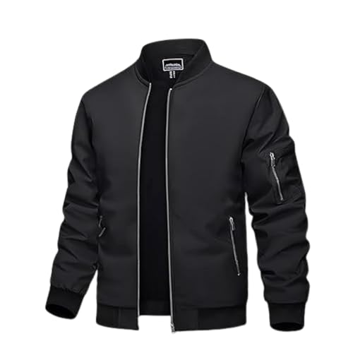 Image of MIA FASHION Winter Jacket For Men Puffer Jacket, Lightweight Transition Jacket Nylon Quilted standard length Puffer Jacket Full Sleeve Monsoon Jackets For Men