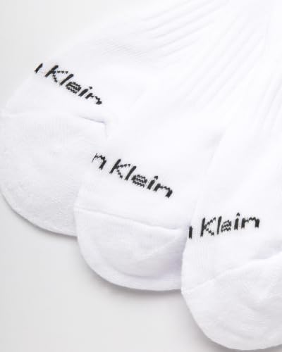 Image of Calvin Klein Womens Ruffle Quarter Socks 6 Pack Calf Socks, Shoe Size 4-10 | Soft Stretch Knit, Ribbed Cuff Secure Fit, Cotton Blend Plush Comfort, Breathable, Machine Washable