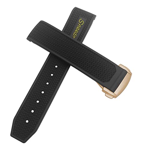 Bracelet montre caoutchouc 22mm silicone étanche Speedmaster Heritage