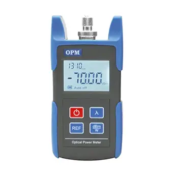 Primeda-telecom Fiber Optic Power Meter Tool Optical Tester Optical Light Source SCFC Adapters, Portable Design., 130x60mm(LxW), (TL-510A)