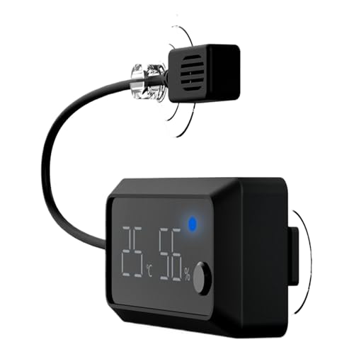Mbiyhga Hygrometer für Reptilientank | Digitale Reptilien -Terrarium -Gläser Hygrometer, Luftfeuchtigkeitsmessgerät im Innenbereich für Treibhaus -Aufstiegsbox -Reptilien -Terrariumgläser Mbiyhga Hygrometer für Reptilientank | Digitale Reptilien -Terrarium -Gläser Hygrometer, Luftfeuchtigkeitsmessgerät im Innenbereich für Treibhaus -Aufstiegsbox -Reptilien -Terrariumgläser