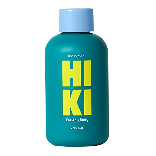 Hiki No Residue Body Powder for Any Skin Tone. Kaolin, Tapioca, & Corn Starch Powder for Skin. Talc Free Sweat Protection for Underboob Sweat, Foot Sweat, and Everything in Between.