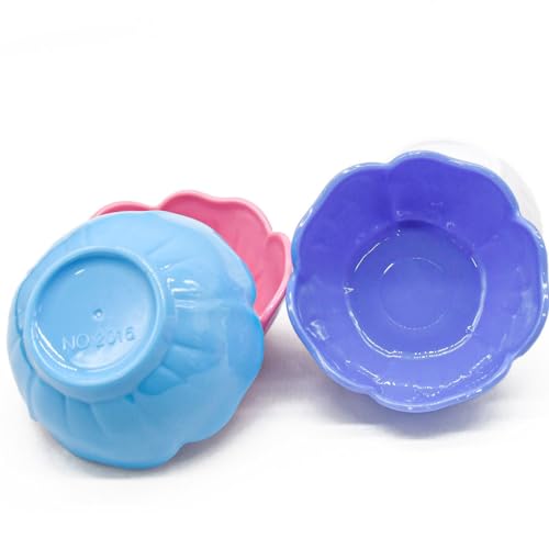 Tazón plástico profesional floral para mascarillas faciales miniatura 3