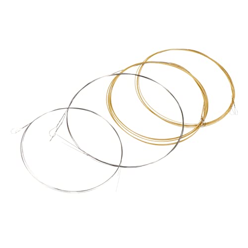 HEMOTON Mandolin Strings 4 Pack Replaceable Strings for Easy Changing Stainless Steel for Instrument Parts