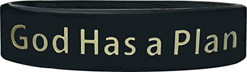 We Keep You Motivated God Has A Plan Motivational Wristbands - Worn by Athletes - Silicone Rubber Inspirational Bracelets LLC