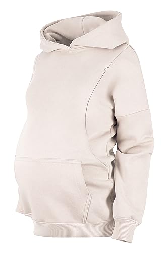 MijaCulture Moda ciążowa 2 w 1 bluza do karmienia i bluza ciążowa top do karmienia Molly M001