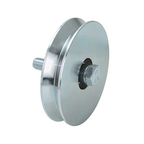 Roue simple gorge V - Haute charge - 140 mm