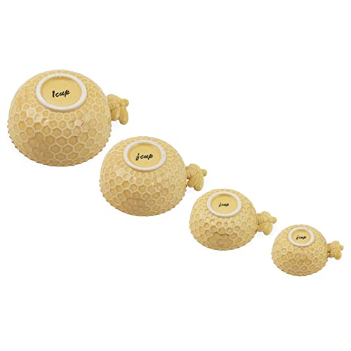 Boston International JC22277 Embossed Stoneware Nesting Measuring Cups thumb #1