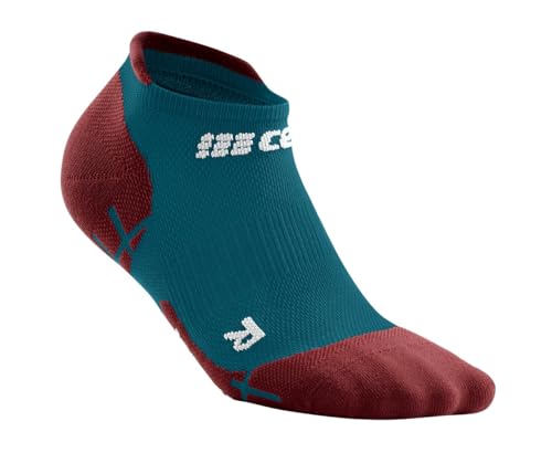 CEP Ultralight No Show Socks Petrol/Dark Red, Men, III