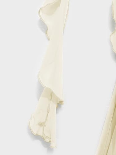 Image of CIDER Formal Dresses for Women Wedding Guest Dresses Summer Maxi Dress Sleeveless Mesh Ruffle Cocktail Dress Elegant Outfits