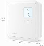 Stelpro Programmable Electronic Thermostat for Baseboards and Convectors, Accurate Temperature Control, Energy Efficient - 4000W/240V - White (ST402P - 4000W)