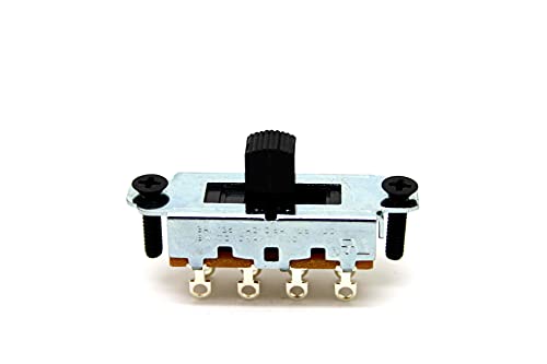 Switchcraft 3 Position Slide Switch For Fender Mustang Or Duosonic #11D1049X Black (1)