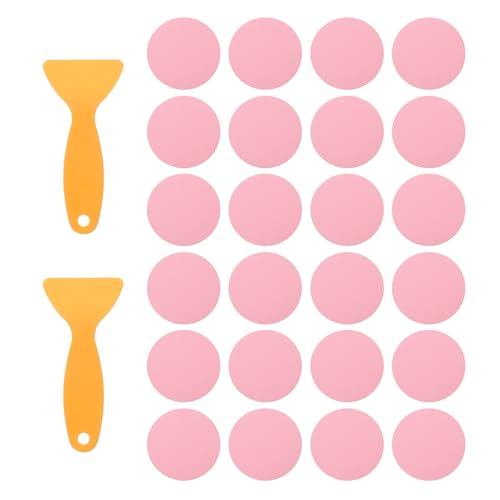 Bandes antidérapantes PEVA haute adhérence rose pour douche et escalier - 2