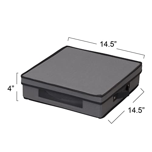 Caja para almacenar platos cargadores Household Essentials miniatura 3