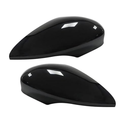 Paire de coques noir brillant pour rétroviseur Ford Fiesta MK7 style sportif et épuré
