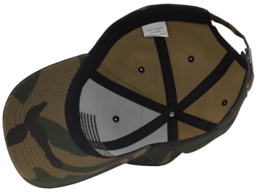 Image of American Flag Baseball Hat - XL, XXL, 3XL Plus /Regular Size Men's Cotton Structured Patriotic Ball Cap
