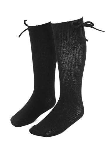 DINORMIN Baby Girls Boys Uniform Knee High Socks Tube Stockings Infants Toddlers Knit Stockings3