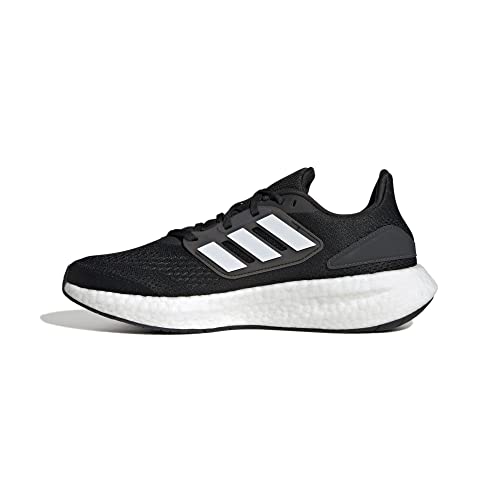 adidas Hombre Pureboost 22 Shoes, Core Black / Core Black / Carbon, 44 EU