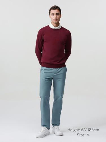 Pure BCI Cotton Lightweight Sweater for Men Crewneck T-Shirts Casual Long Sleeve Knit Pullover Fall Spring2