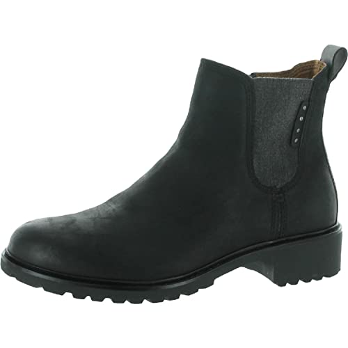 Cobb Hill Women's Winter Chelsea WP Boot Black Leather 6