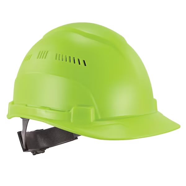 Lime Lightweight Cap-Style Hard Hat Vented Class C, Mfr: 8966-A