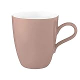 HARTPORZELLAN Seltmann Weiden 001.743817 Fashion posh rose Becher mit Henkel 0,40 L, Porzellan, Rosa