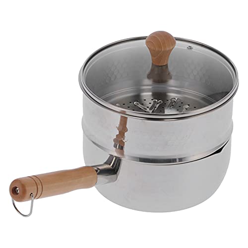 Milk Pot, Convenient Rust‑Proof Practical Heat Insulation Saucepan for Home Kitchen(Large, Blue)